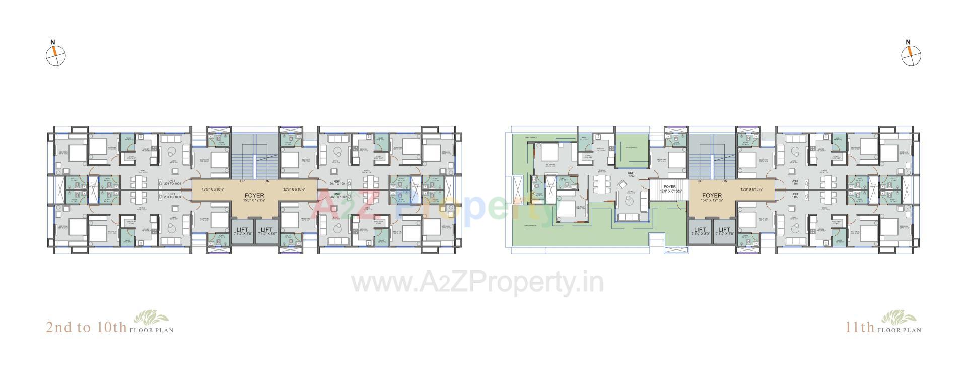 Layout of real estate project Devanshi Prime located at Raysan, Gandhinagar, Gujarat