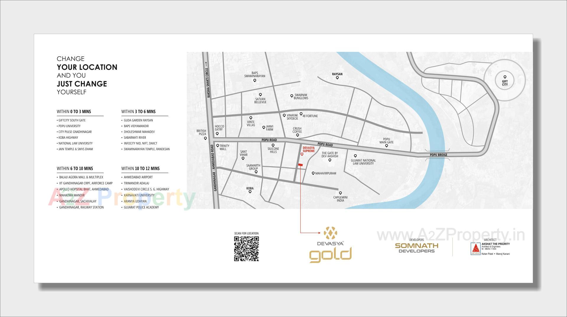  of real estate project Devasya Gold located at Koba, Gandhinagar, Gujarat