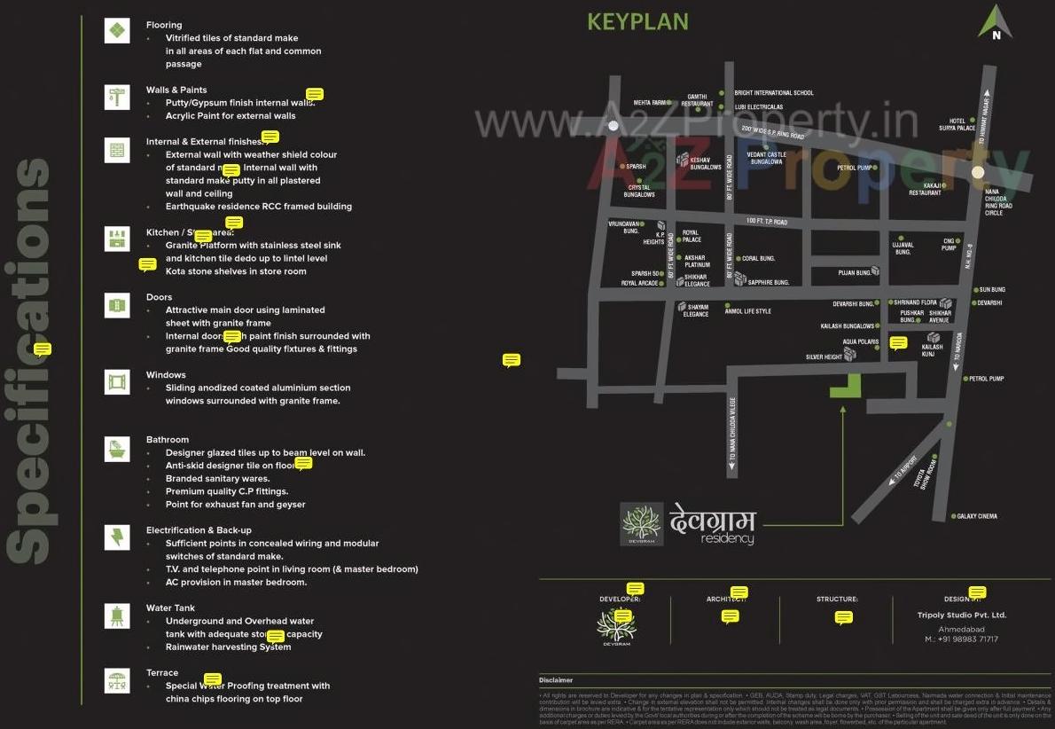  of real estate project Devgram Residency located at Chiloda, Gandhinagar, Gujarat