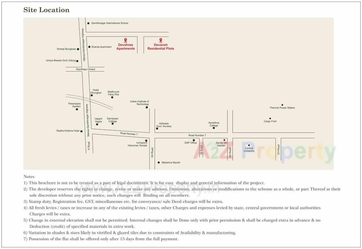  of real estate project Devshree located at Randheja, Gandhinagar, Gujarat