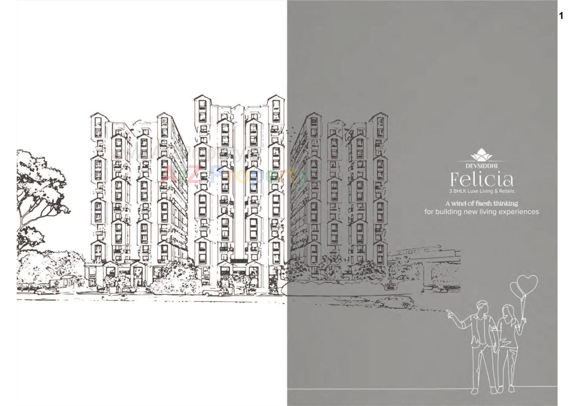  of real estate project Devsiddhi Felicia located at Randesan, Gandhinagar, Gujarat