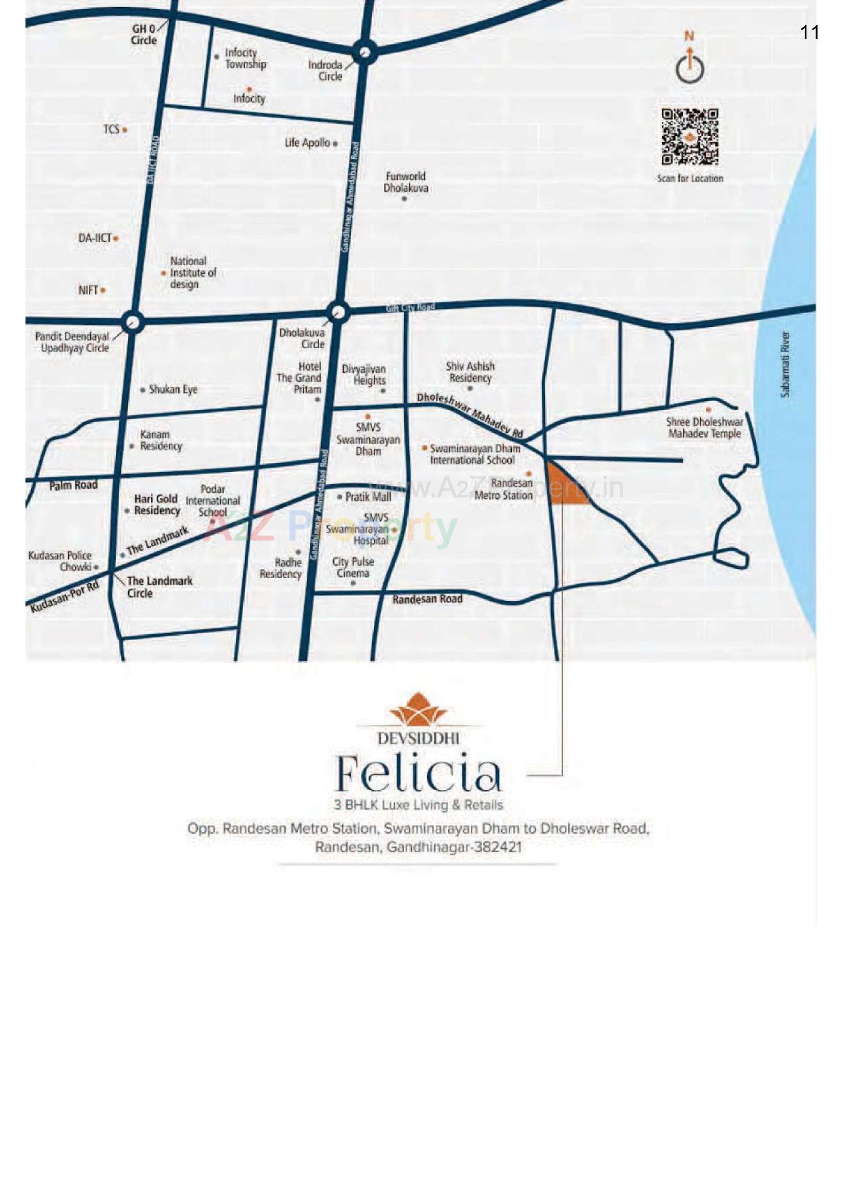  of real estate project Devsiddhi Felicia located at Randesan, Gandhinagar, Gujarat