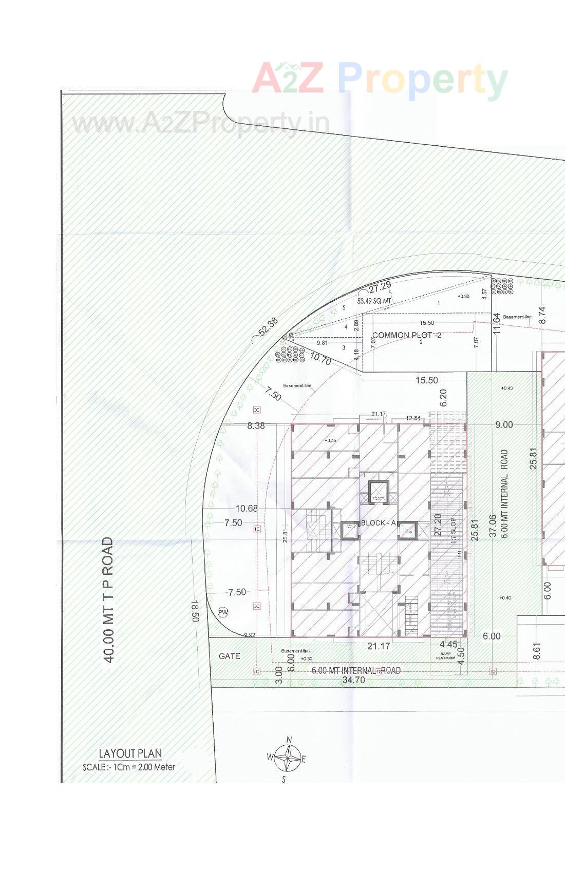 Layout of real estate project Devsiddhi Felicia located at Randesan, Gandhinagar, Gujarat