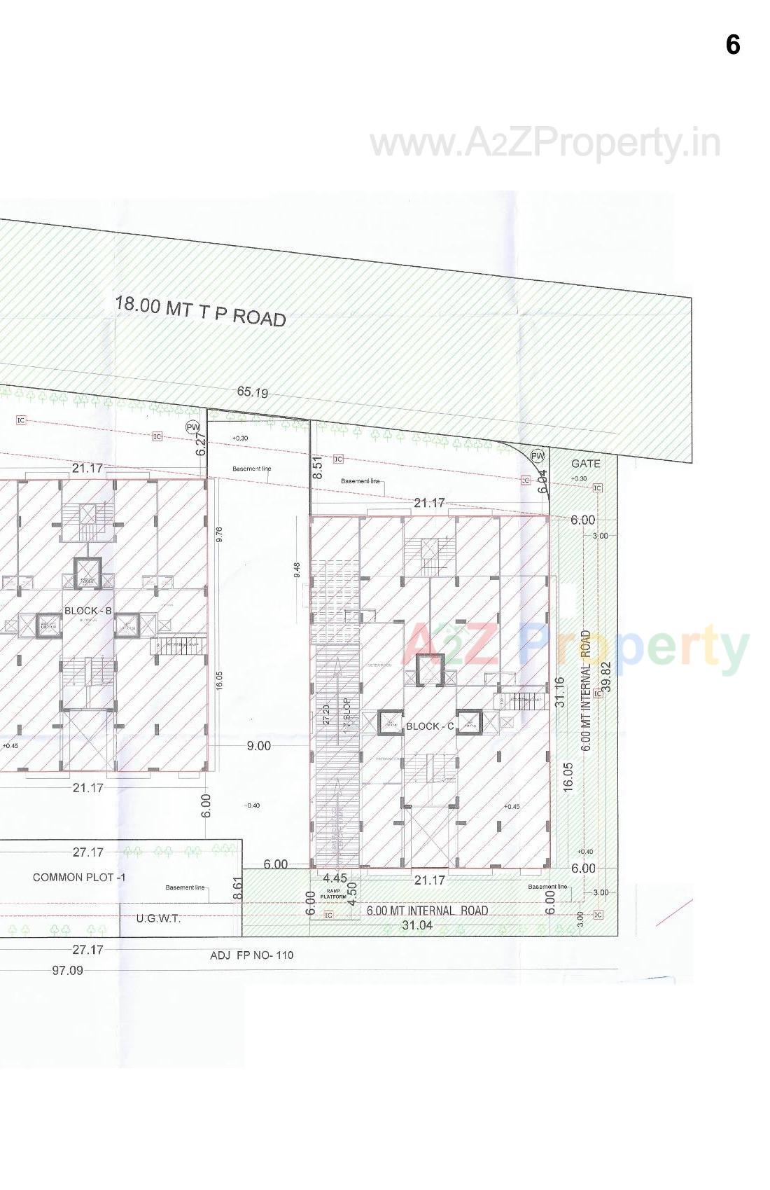 Layout of real estate project Devsiddhi Felicia located at Randesan, Gandhinagar, Gujarat