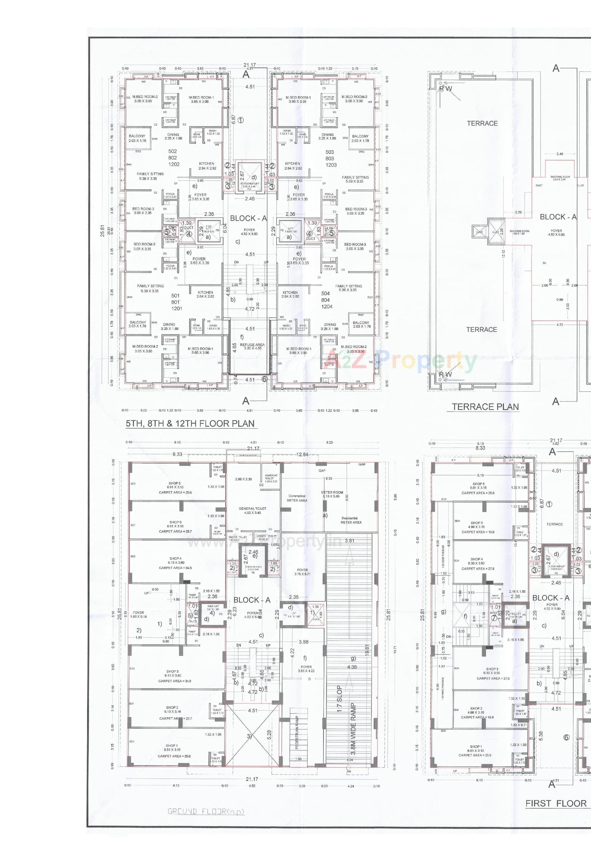 Layout of real estate project Devsiddhi Felicia located at Randesan, Gandhinagar, Gujarat