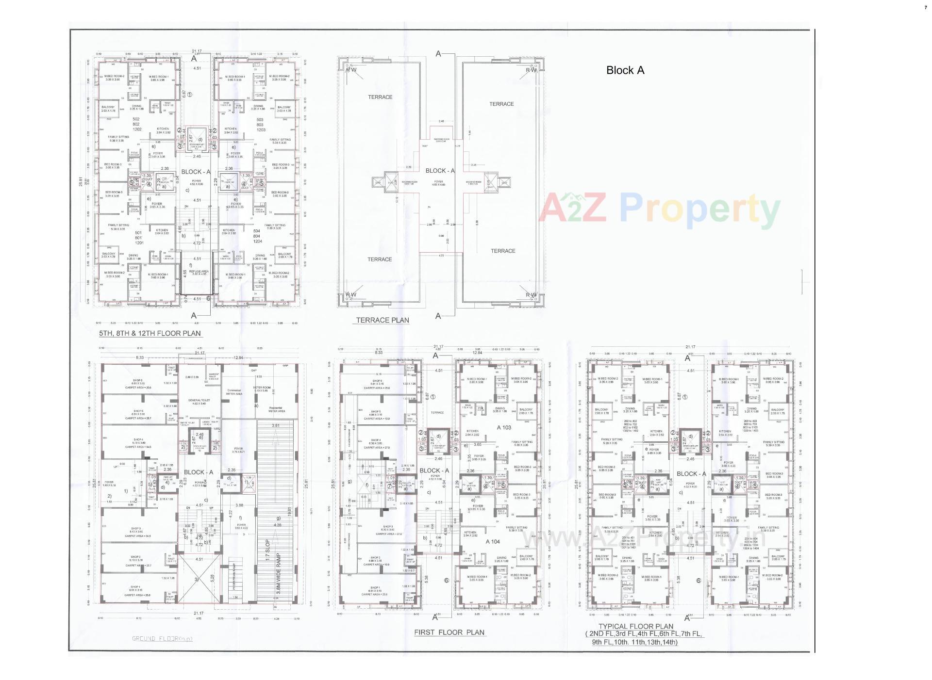 Layout of real estate project Devsiddhi Felicia located at Randesan, Gandhinagar, Gujarat