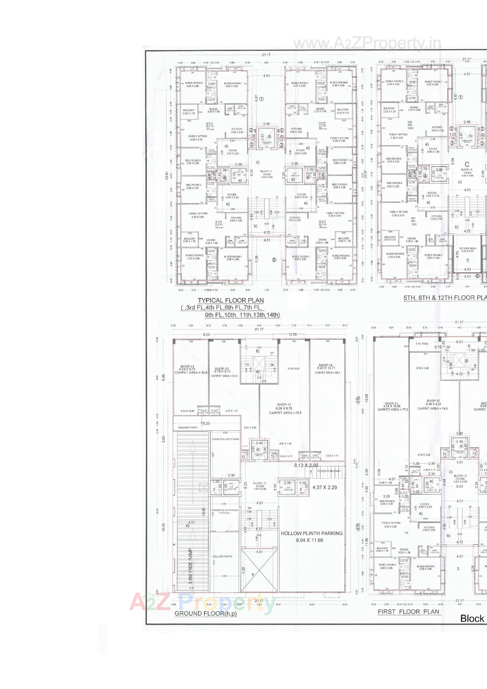 Layout of real estate project Devsiddhi Felicia located at Randesan, Gandhinagar, Gujarat