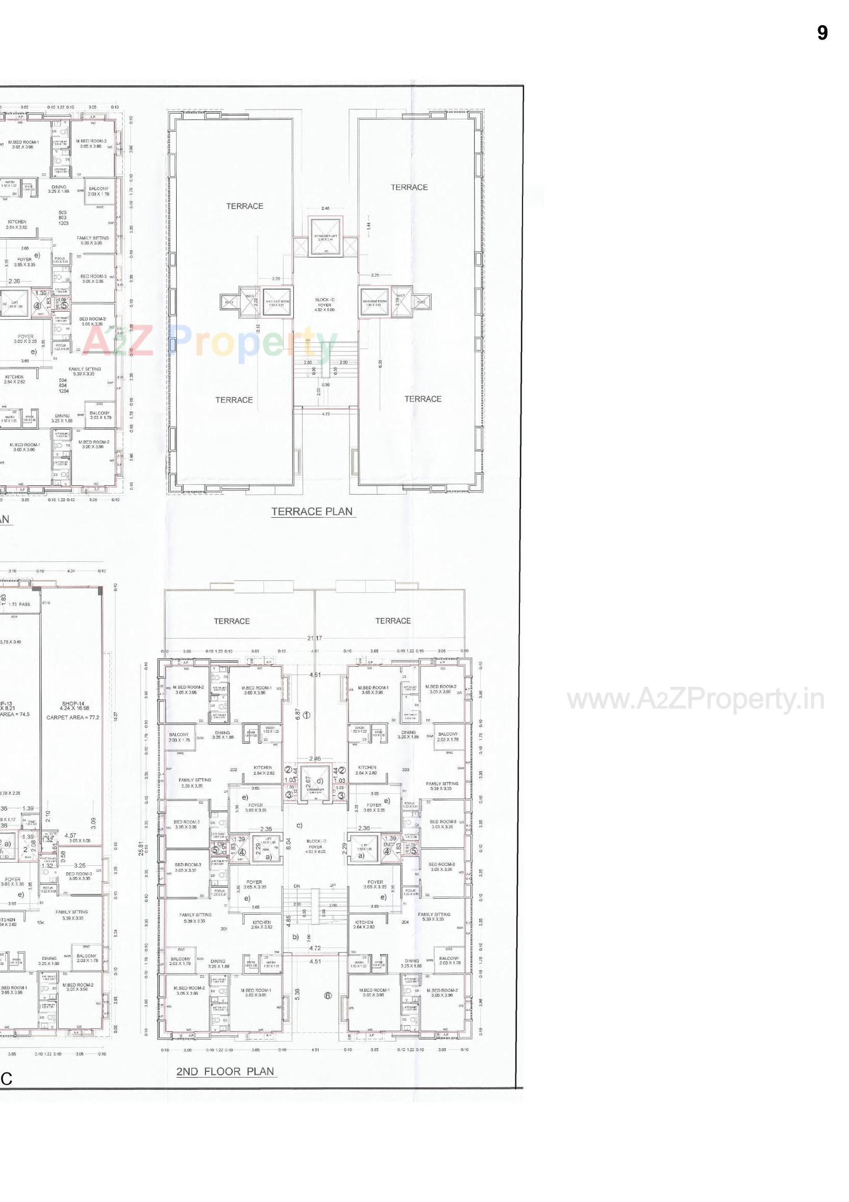Layout of real estate project Devsiddhi Felicia located at Randesan, Gandhinagar, Gujarat