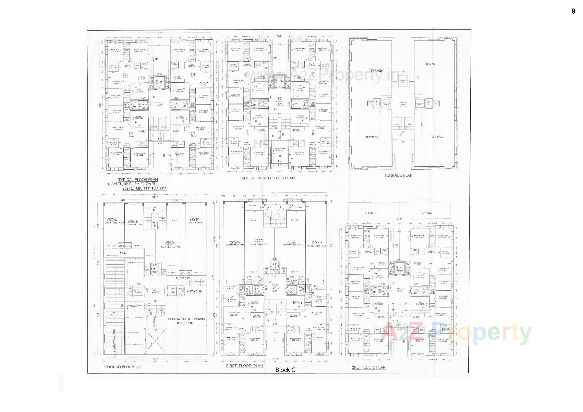 Layout of real estate project Devsiddhi Felicia located at Randesan, Gandhinagar, Gujarat
