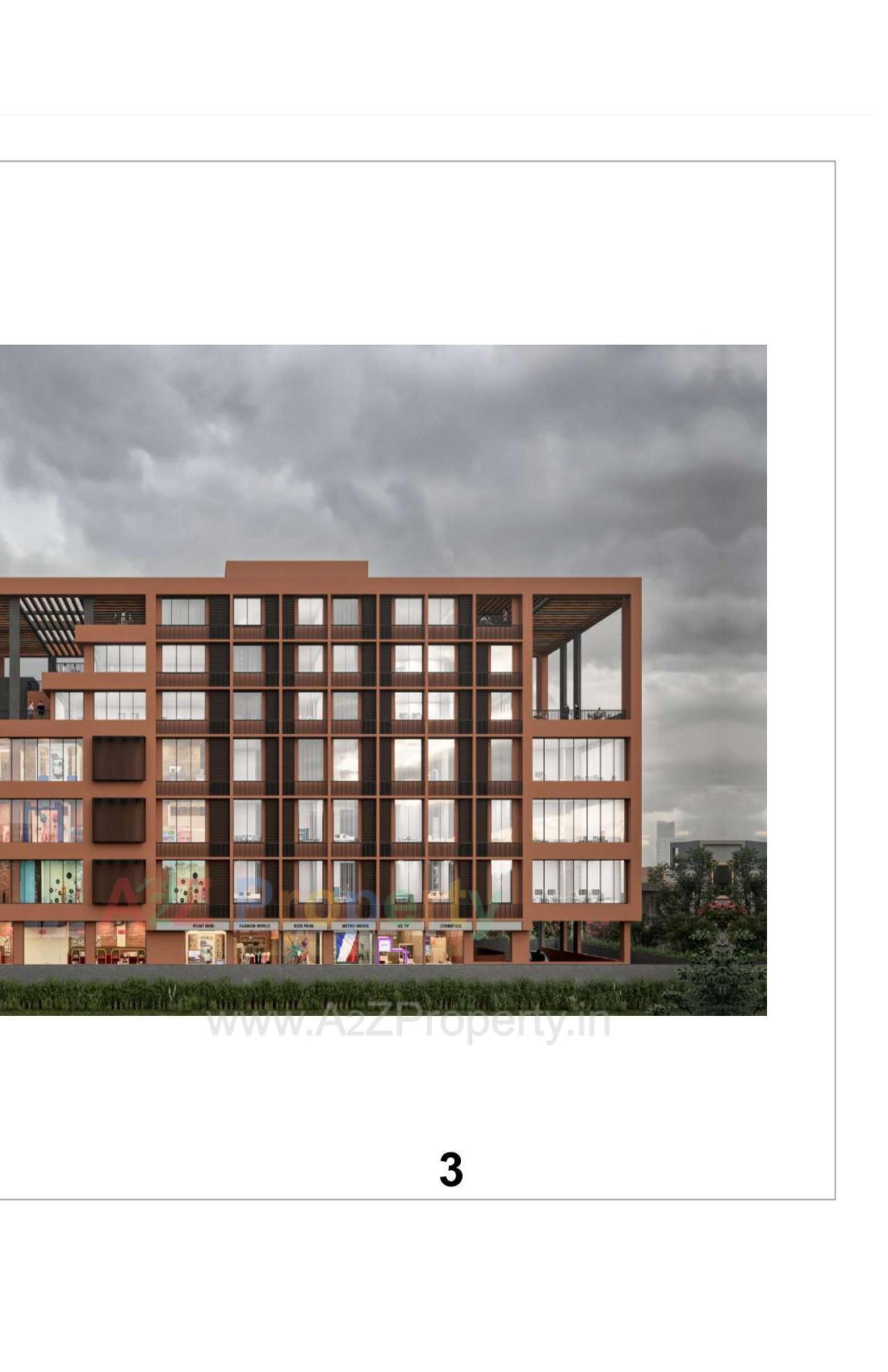 3D Elevation of real estate project Dhs Epitome located at Gandhinagar, Gandhinagar, Gujarat