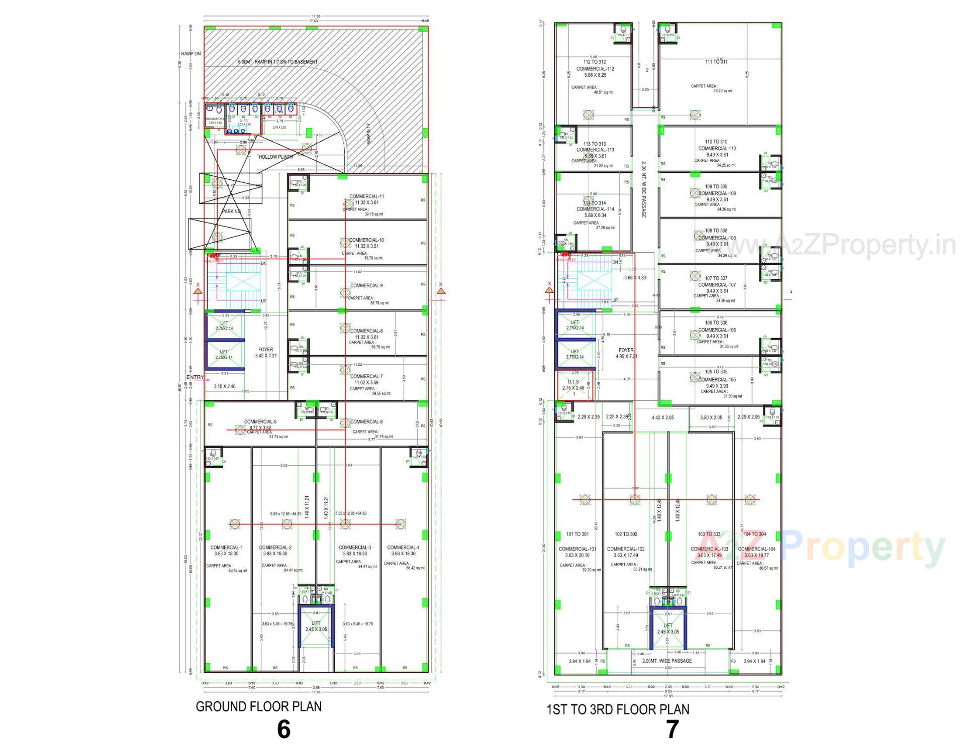 Layout of real estate project Dhs Epitome located at Gandhinagar, Gandhinagar, Gujarat