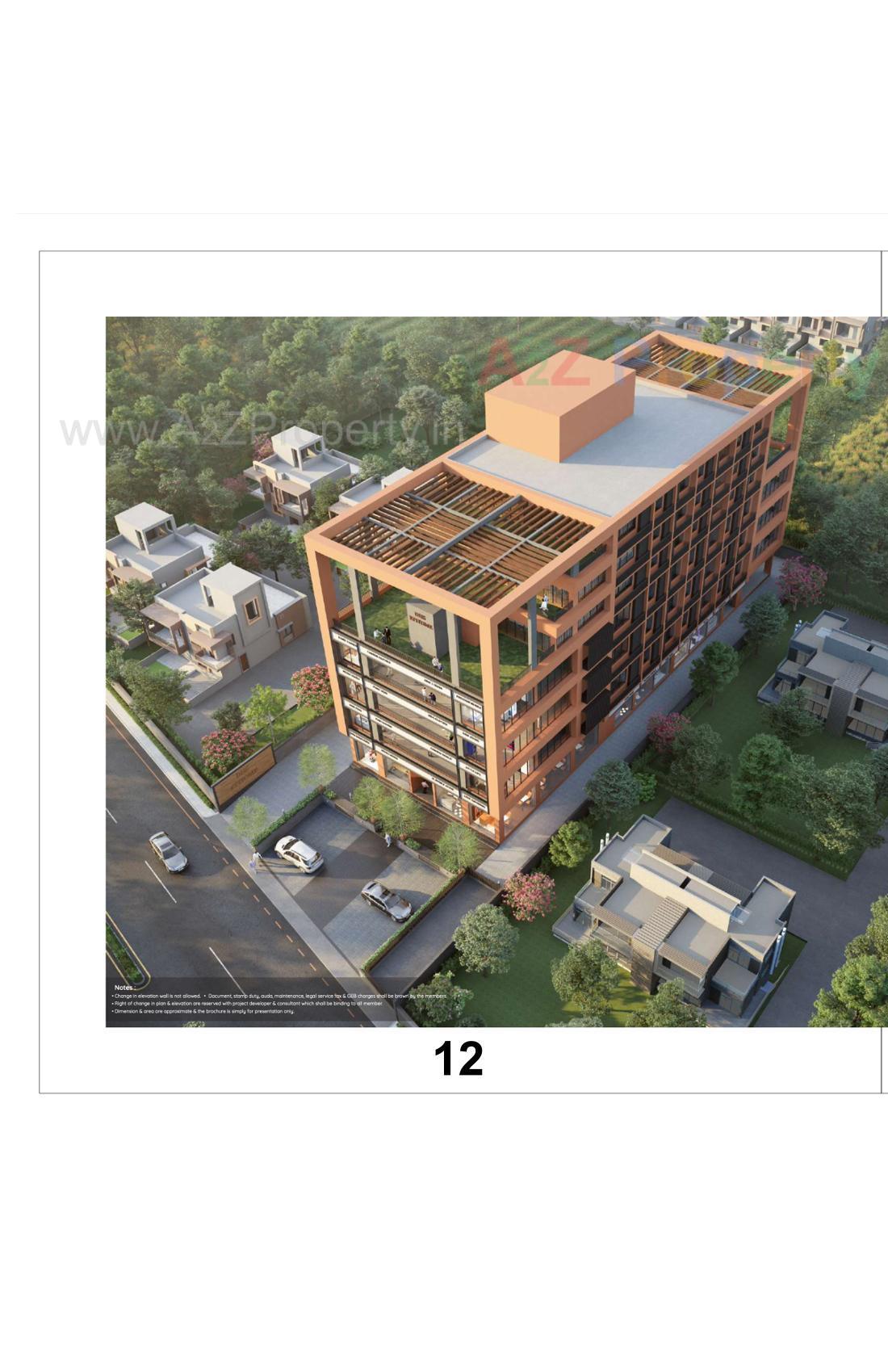 3D Elevation of real estate project Dhs Epitome located at Gandhinagar, Gandhinagar, Gujarat