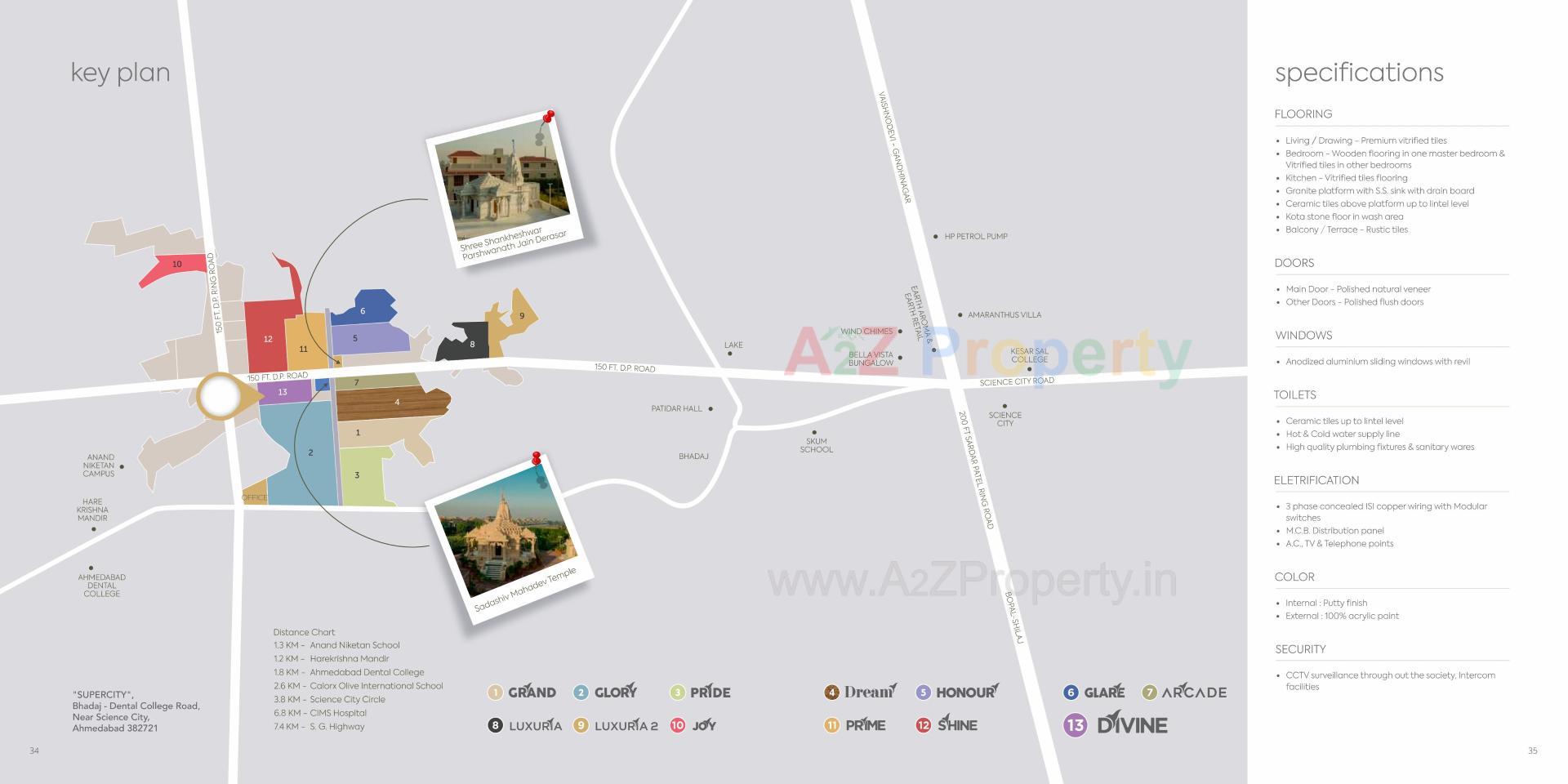  of real estate project Divine located at Santej--rakanpur, Gandhinagar, Gujarat