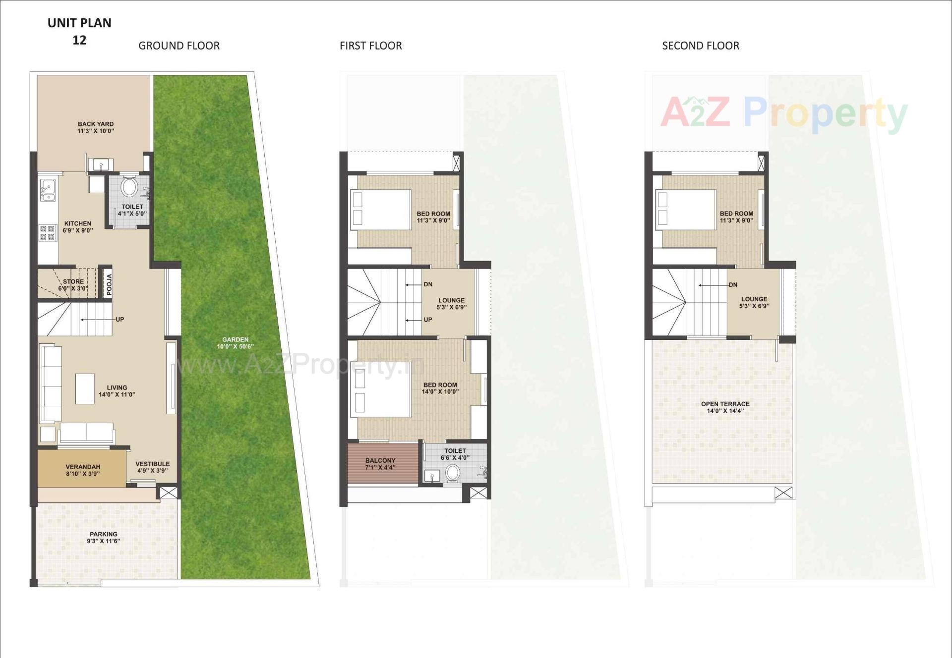Layout of real estate project Dwarkesh Bunglows located at Gandhinagar, Gandhinagar, Gujarat