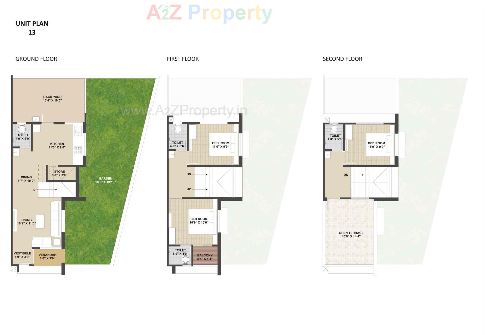 Layout of real estate project Dwarkesh Bunglows located at Gandhinagar, Gandhinagar, Gujarat