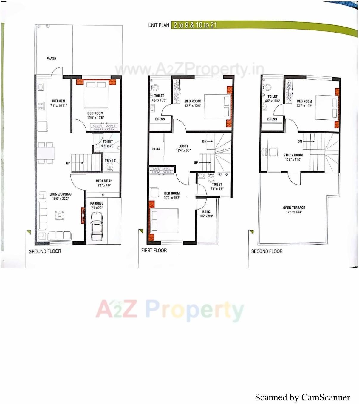 Layout of real estate project Earth Paradise located at Tragad, Gandhinagar, Gujarat