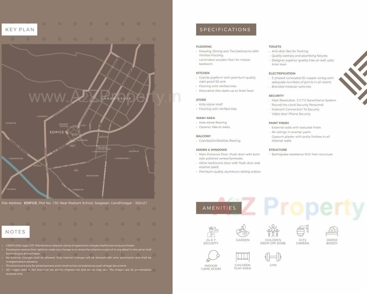  of real estate project Edifice located at Gandhinagar, Gandhinagar, Gujarat