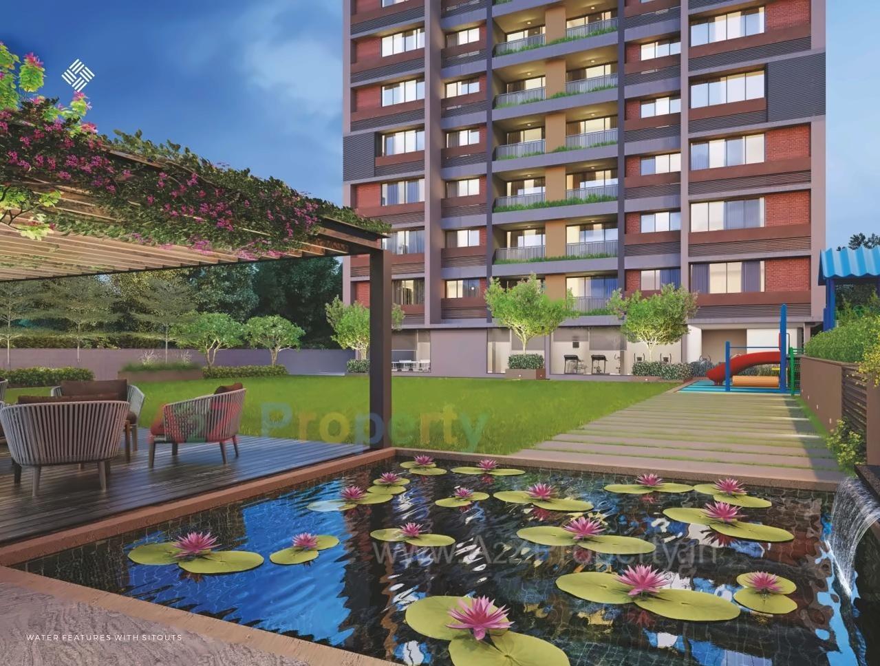 3D Elevation of real estate project Edifice located at Gandhinagar, Gandhinagar, Gujarat