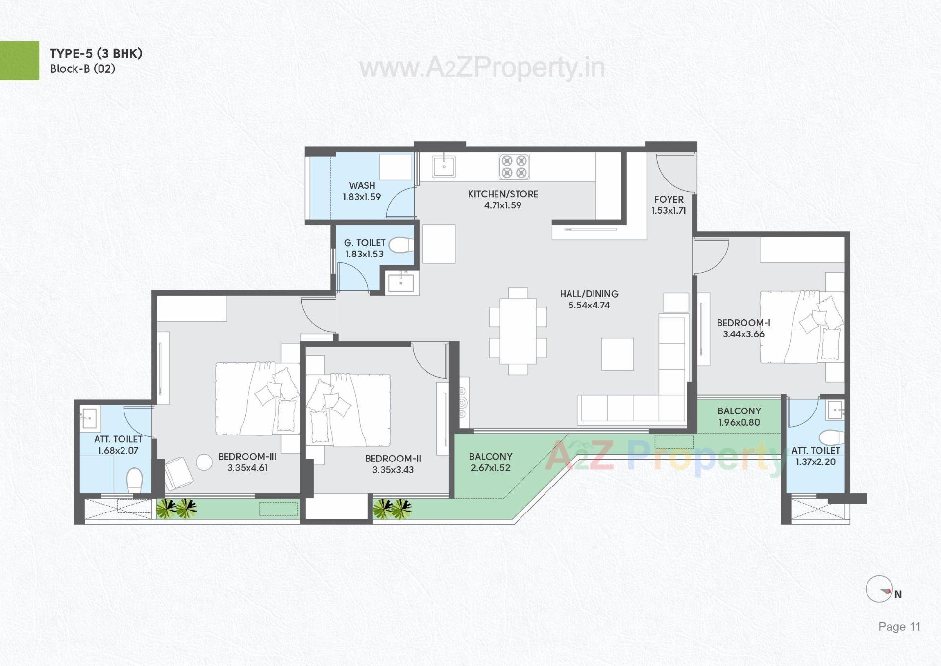 Layout of real estate project Ekarthone located at Por, Gandhinagar, Gujarat