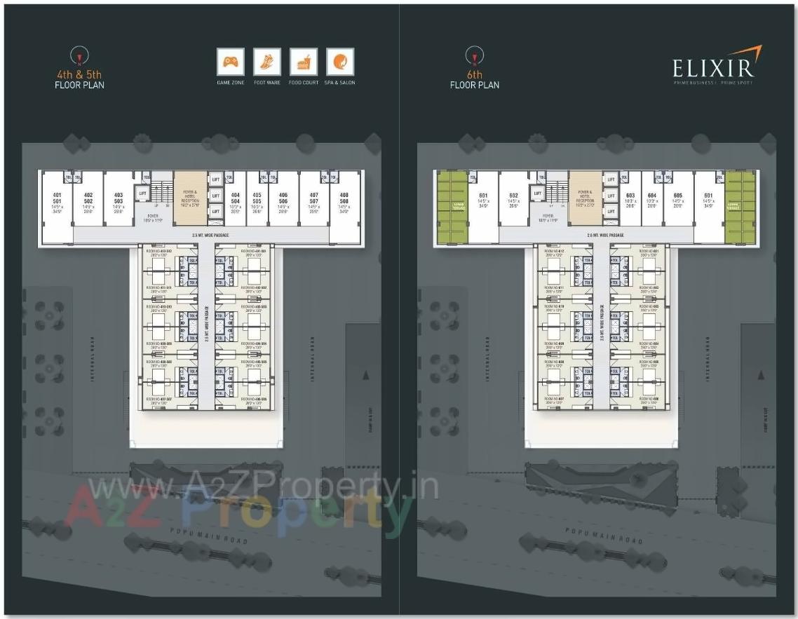 Layout of real estate project Elixir located at Gandhinagar, Gandhinagar, Gujarat