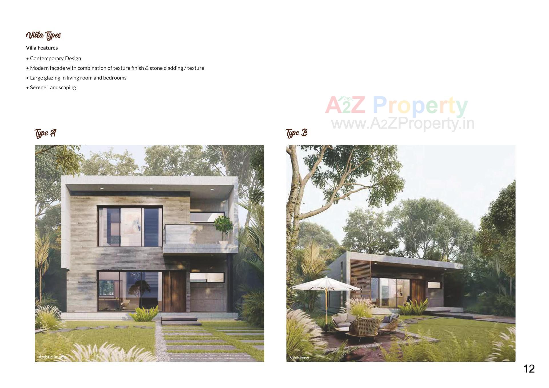 3D Elevation of real estate project Forreste located at Jethlaj, Gandhinagar, Gujarat