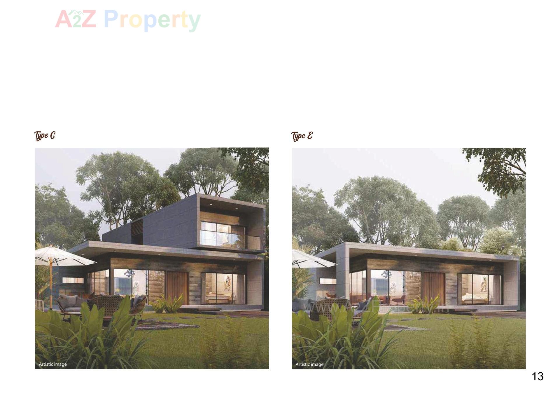 3D Elevation of real estate project Forreste located at Jethlaj, Gandhinagar, Gujarat