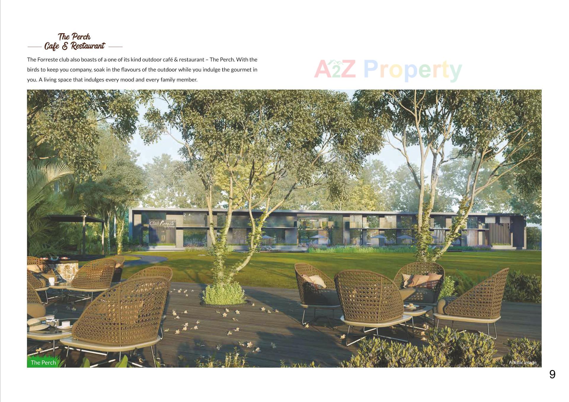 3D Elevation of real estate project Forreste located at Jethlaj, Gandhinagar, Gujarat