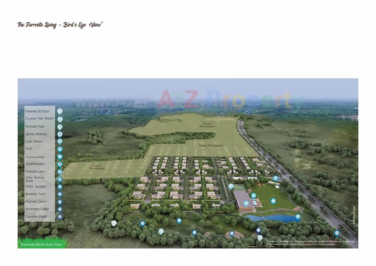 3D Elevation of real estate project Forreste located at Gandhinagar, Gandhinagar, Gujarat