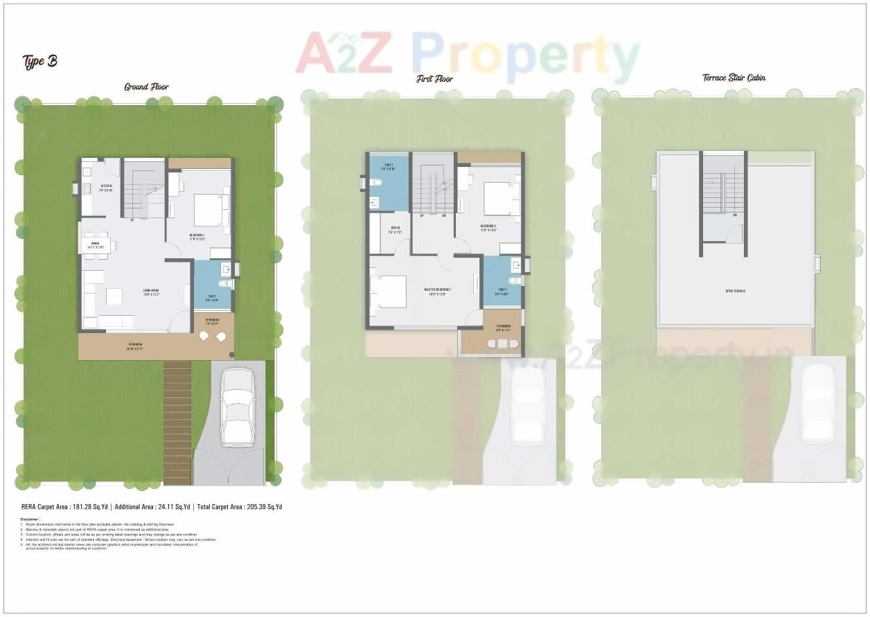 Layout of real estate project Forreste located at Gandhinagar, Gandhinagar, Gujarat