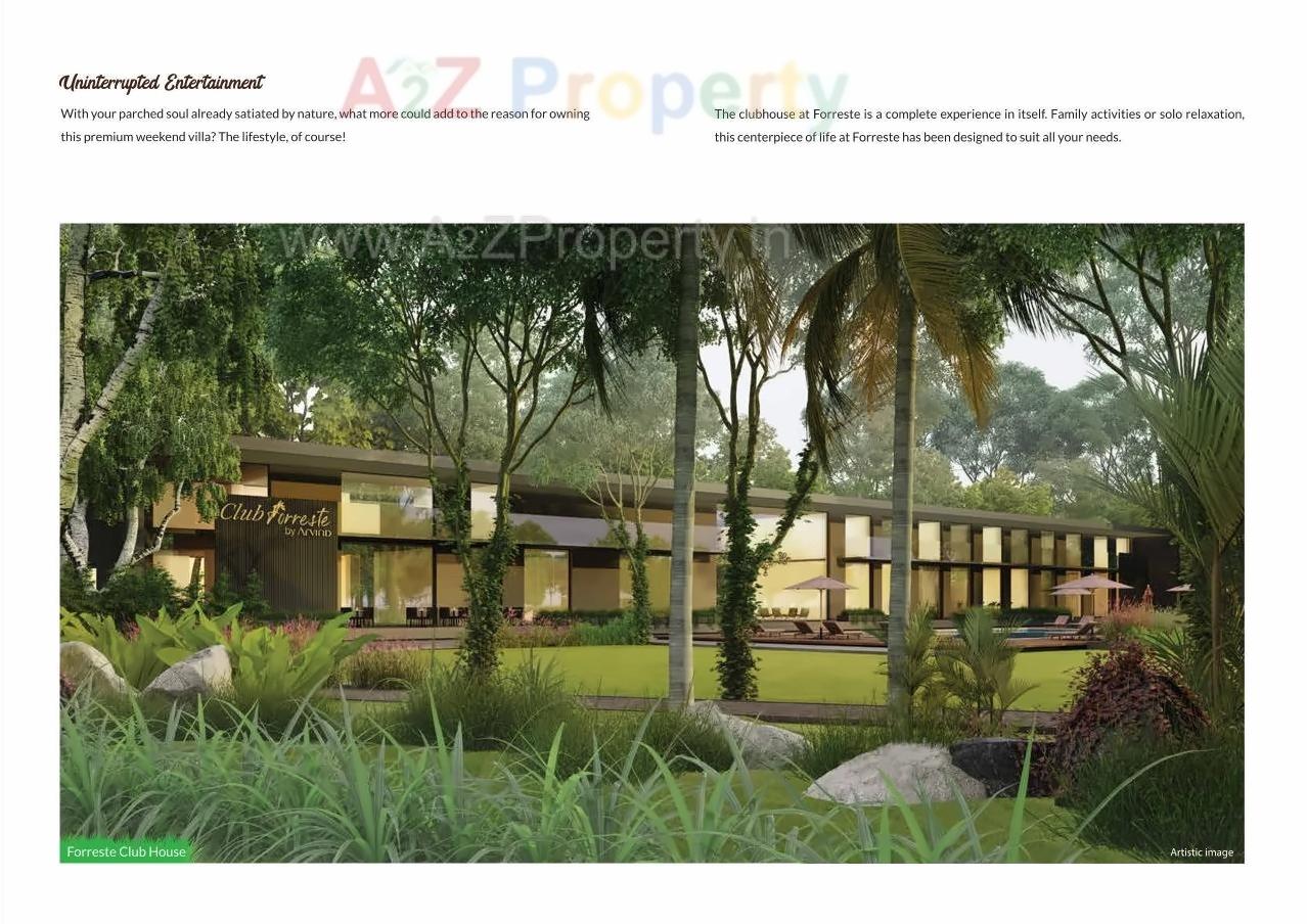 3D Elevation of real estate project Forreste located at Gandhinagar, Gandhinagar, Gujarat