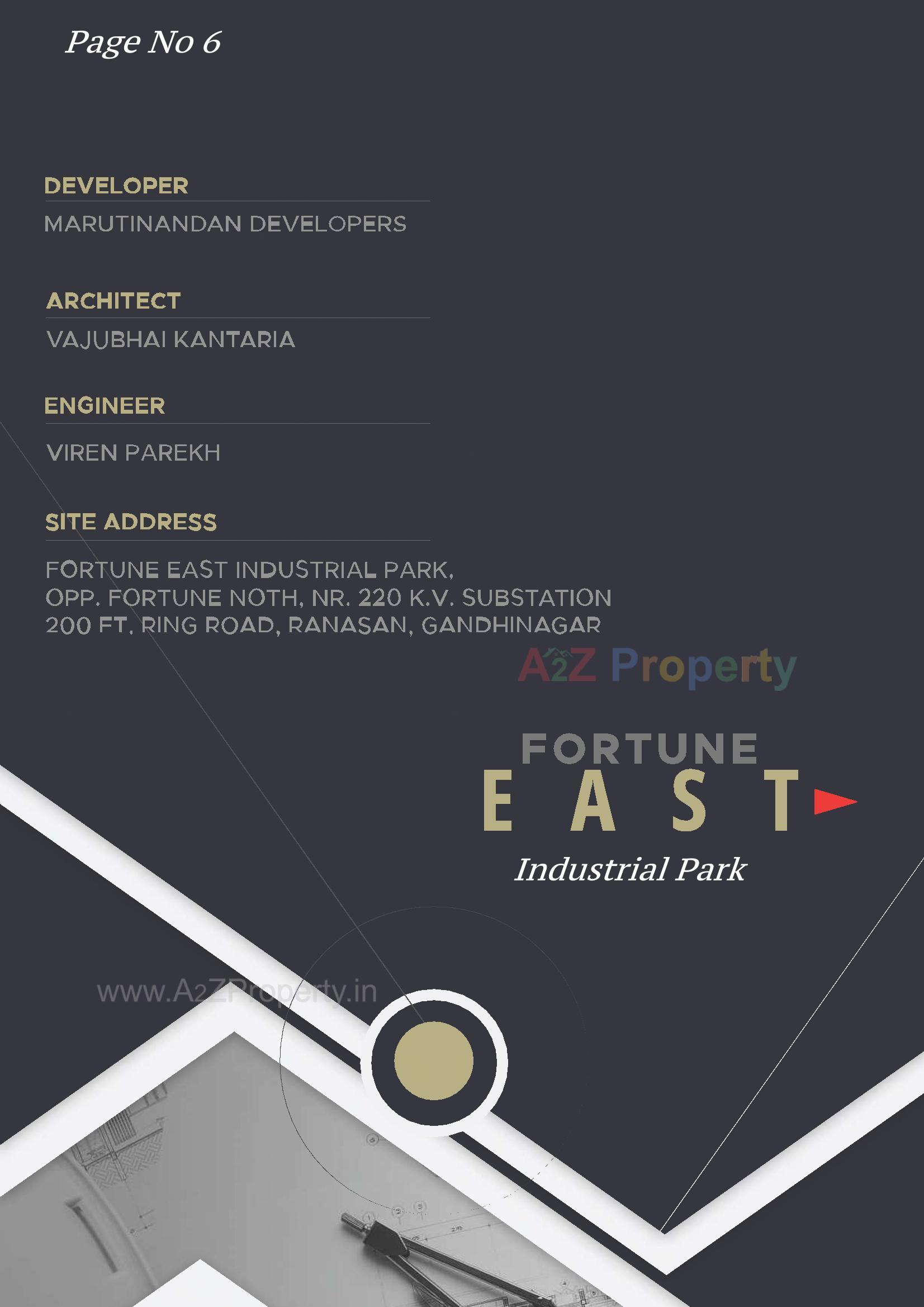  of real estate project Fortune East Industrial Park located at Ranasan, Gandhinagar, Gujarat