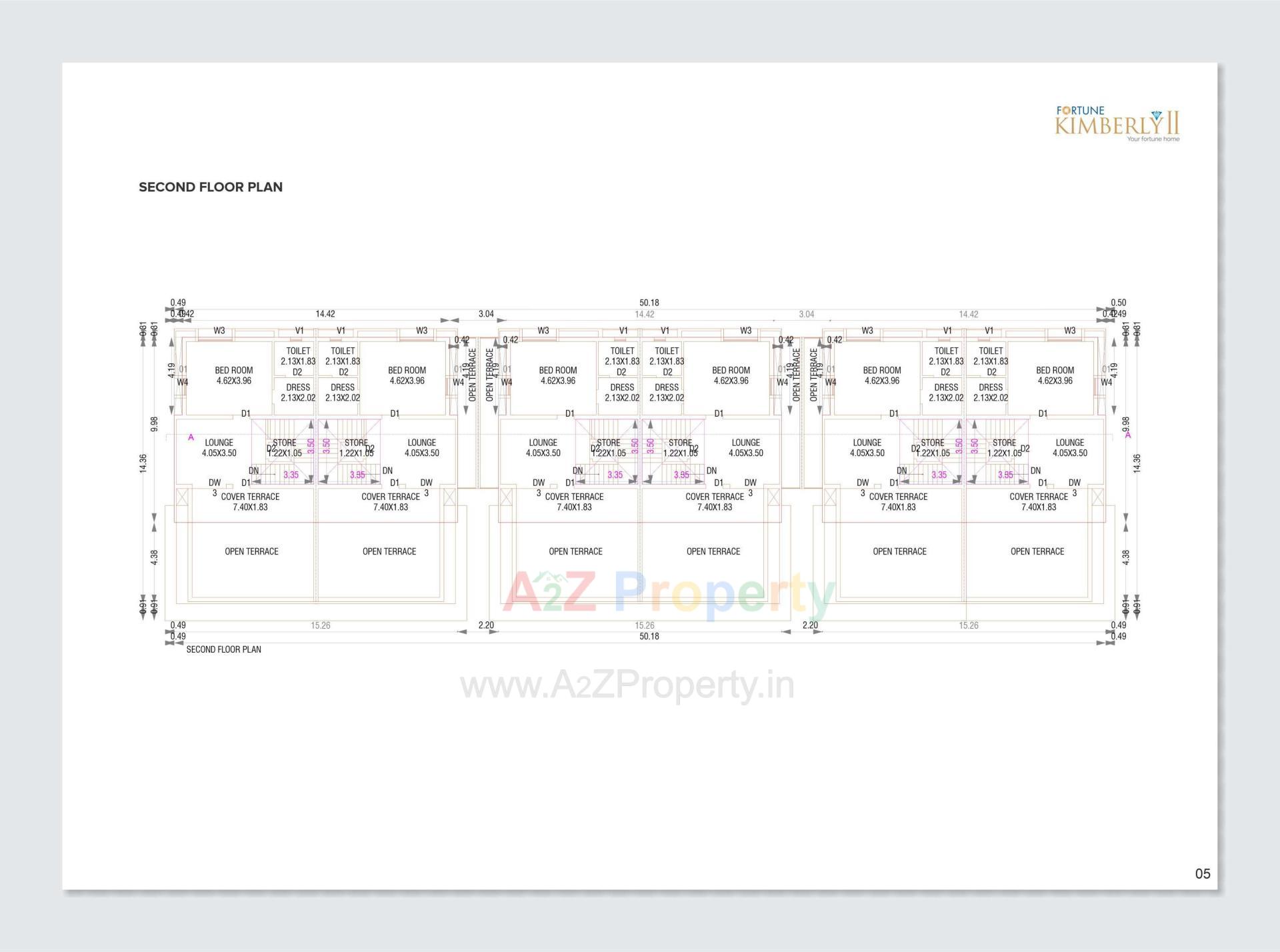  of real estate project Fortune Kimberly located at Raysan, Gandhinagar, Gujarat