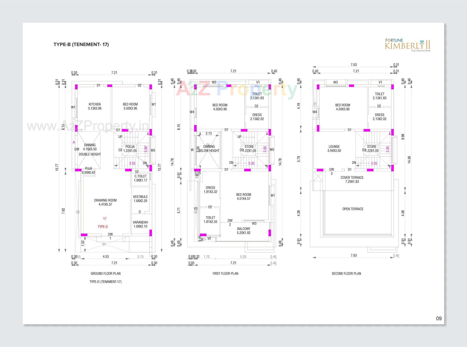  of real estate project Fortune Kimberly located at Raysan, Gandhinagar, Gujarat