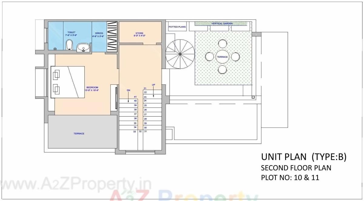 Layout of real estate project Fortune Kimberly located at Raisan, Gandhinagar, Gujarat