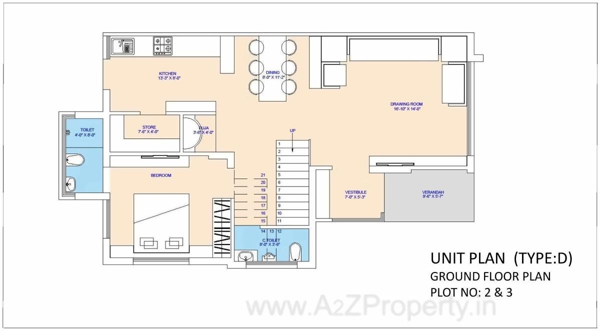 Layout of real estate project Fortune Kimberly located at Raisan, Gandhinagar, Gujarat