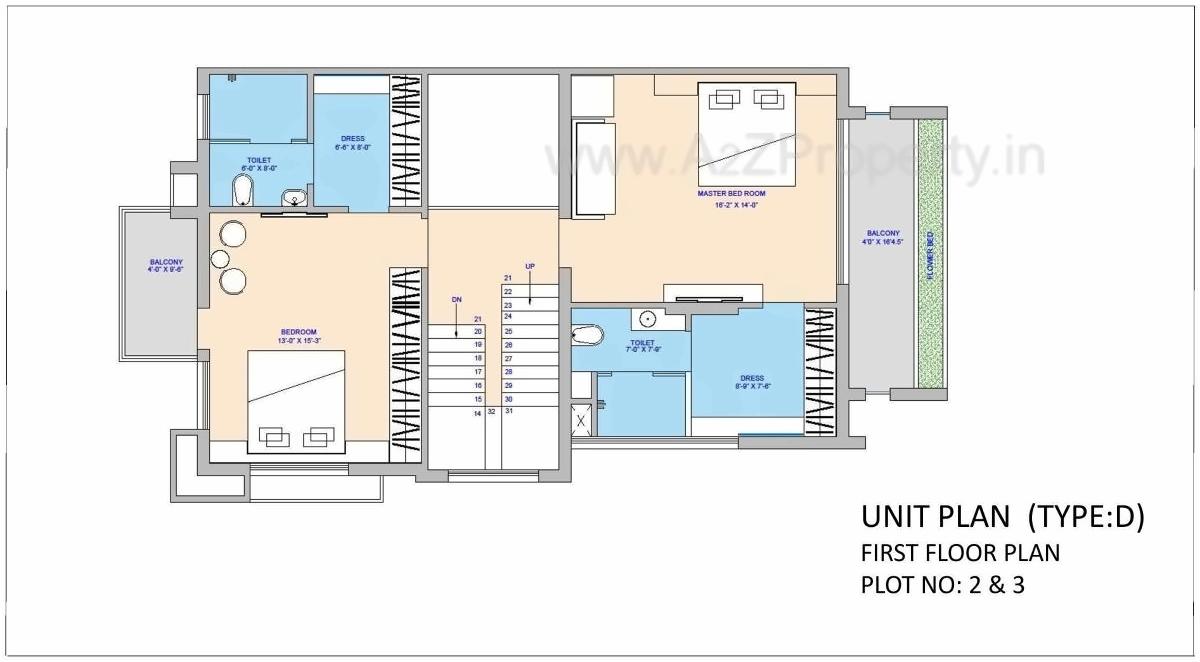 Layout of real estate project Fortune Kimberly located at Raisan, Gandhinagar, Gujarat