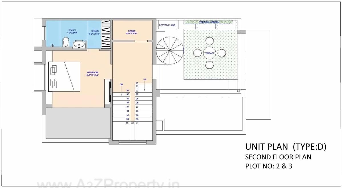 Layout of real estate project Fortune Kimberly located at Raisan, Gandhinagar, Gujarat
