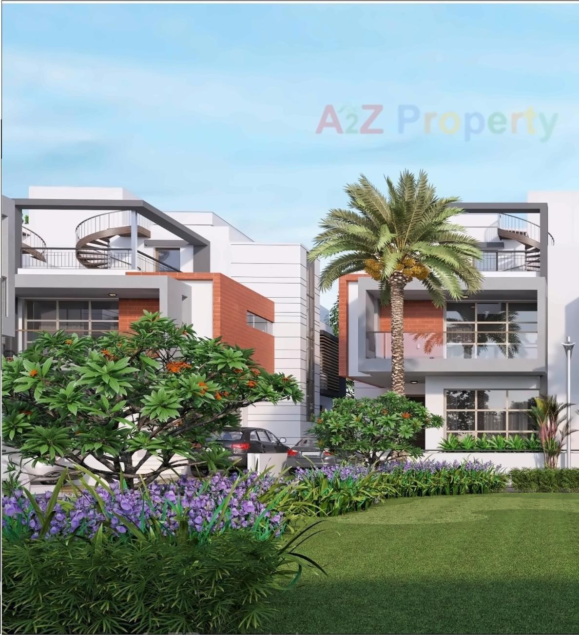 3D Elevation of real estate project Fortune Kimberly located at Raisan, Gandhinagar, Gujarat