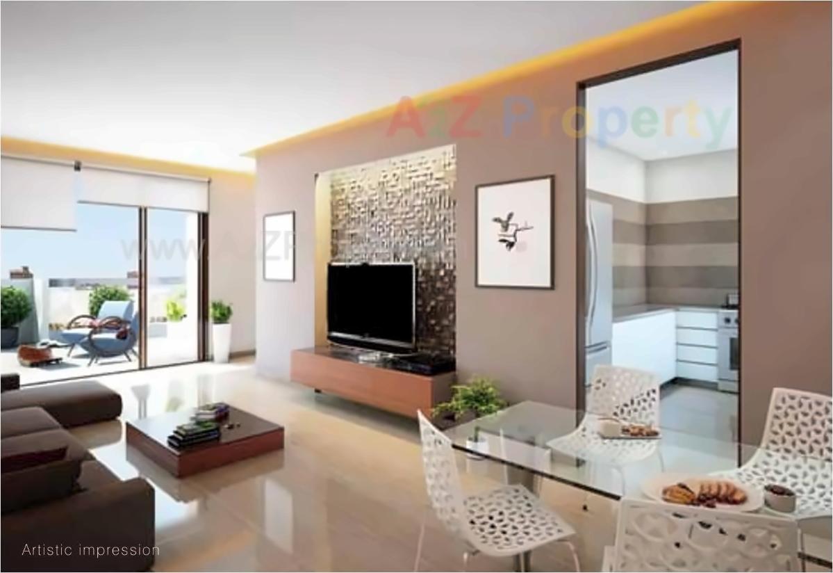 3D Elevation of real estate project Gala Celestia located at Khoraj, Gandhinagar, Gujarat