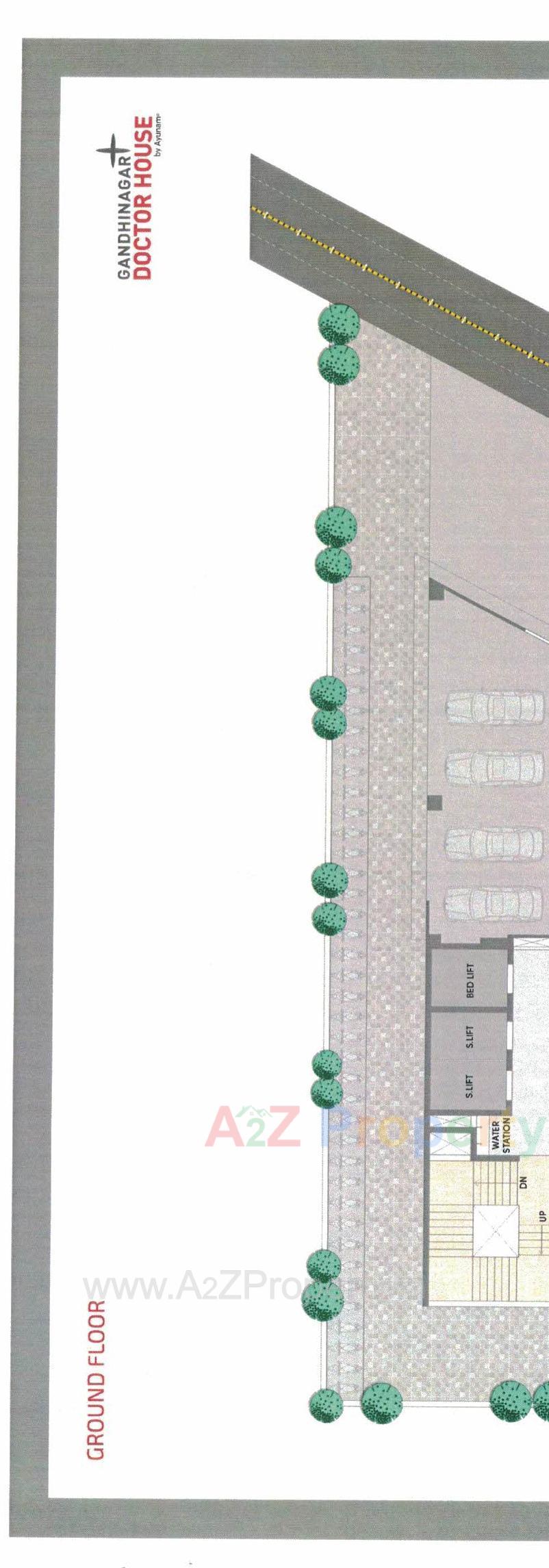 Layout of real estate project Gandhinagar Doctor House located at Por, Gandhinagar, Gujarat