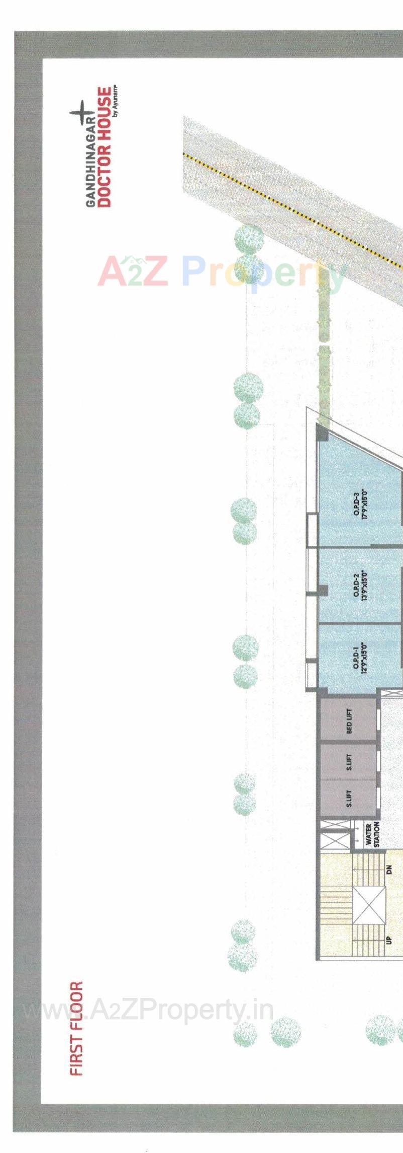 Layout of real estate project Gandhinagar Doctor House located at Por, Gandhinagar, Gujarat