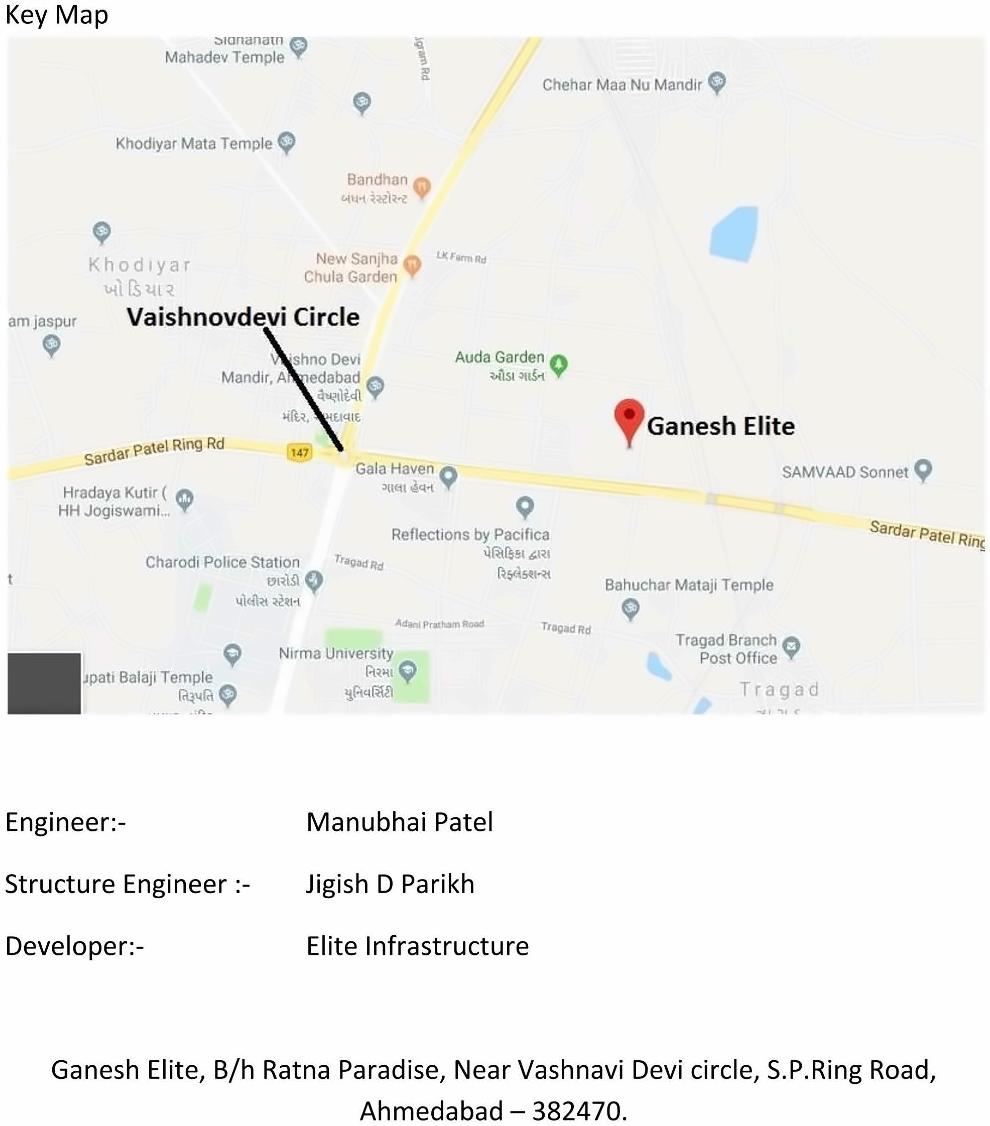  of real estate project Ganesh Elite located at Khoraj, Gandhinagar, Gujarat