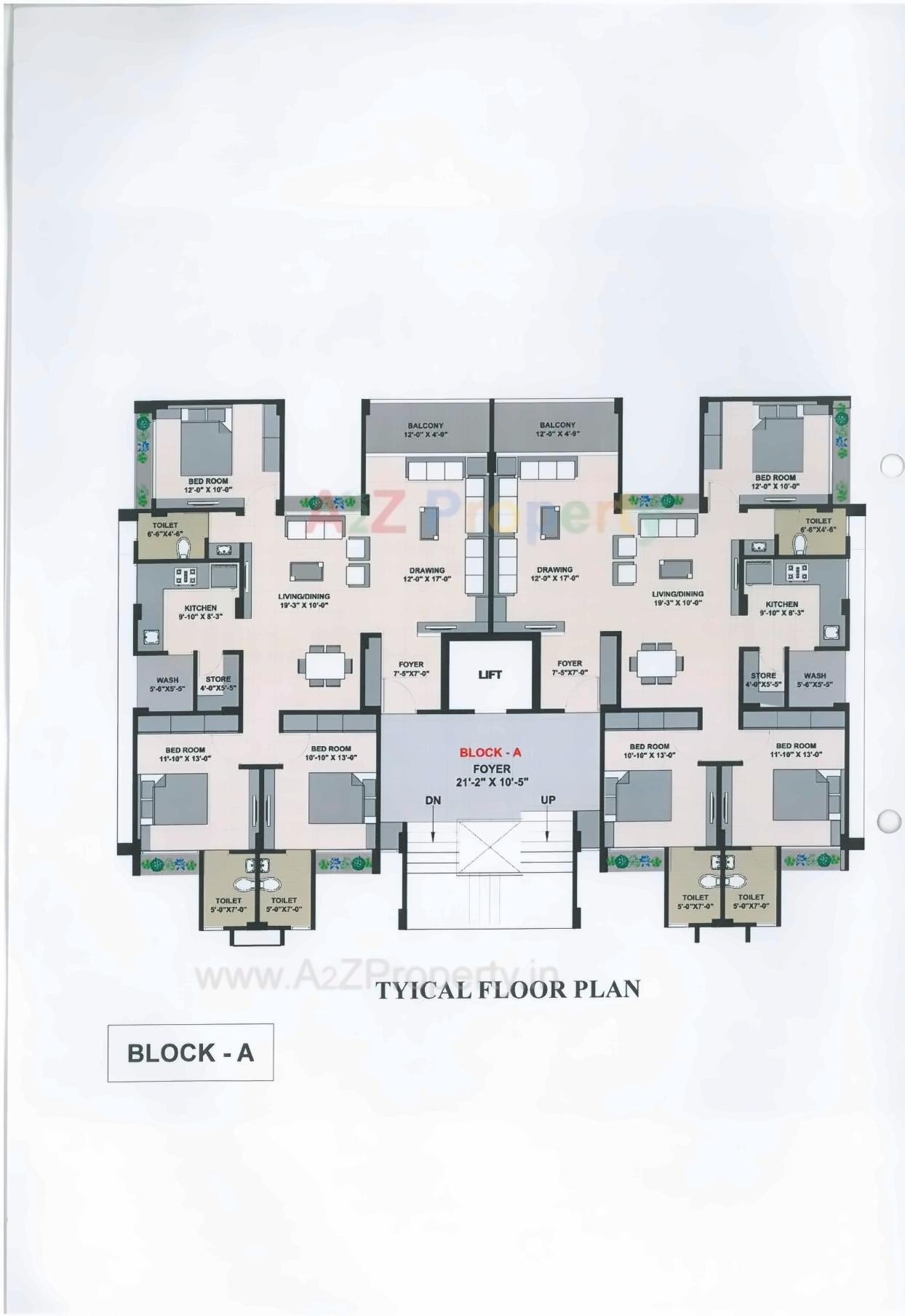 Layout of real estate project Ganesh Ultima located at Raysan, Gandhinagar, Gujarat