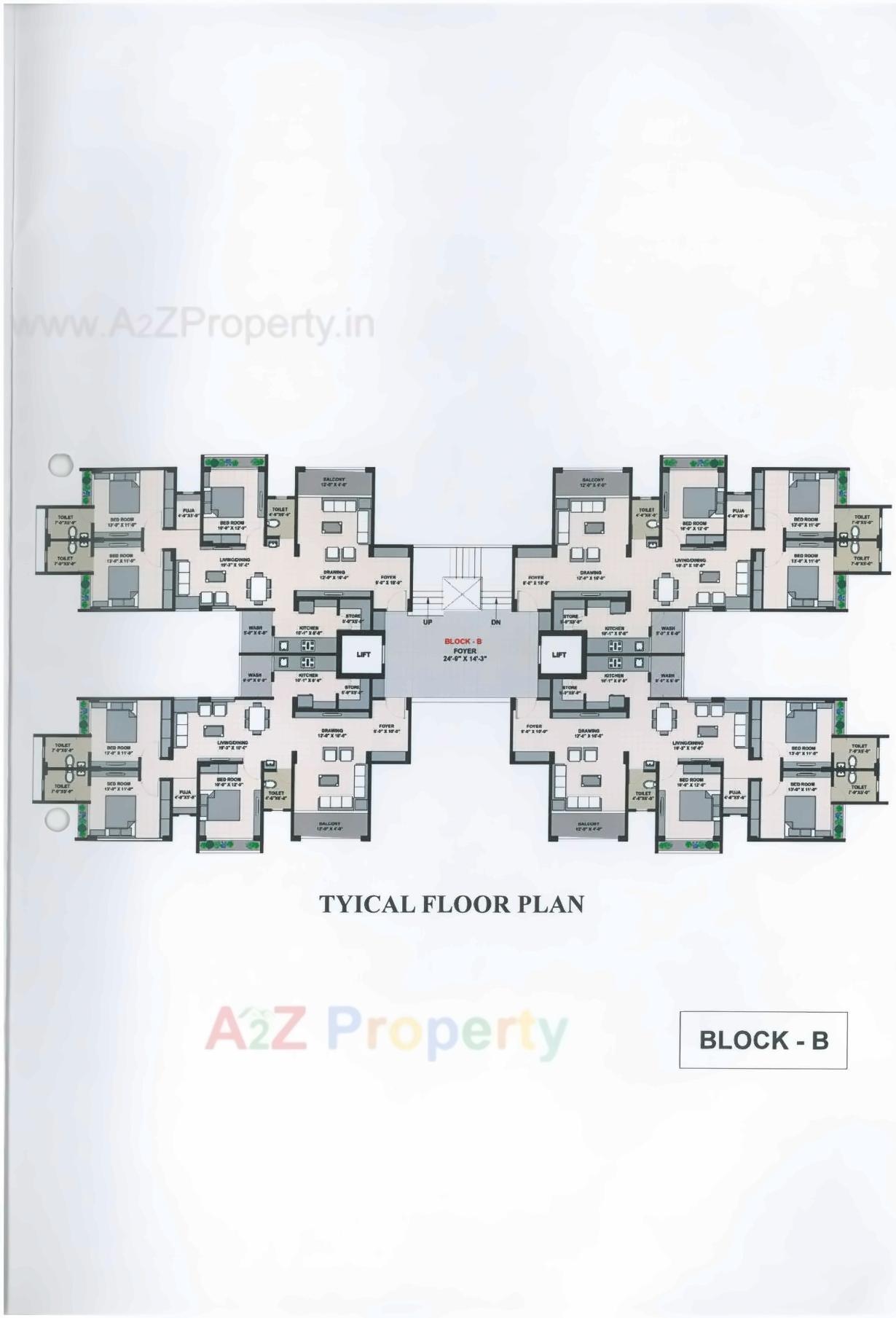 Layout of real estate project Ganesh Ultima located at Raysan, Gandhinagar, Gujarat