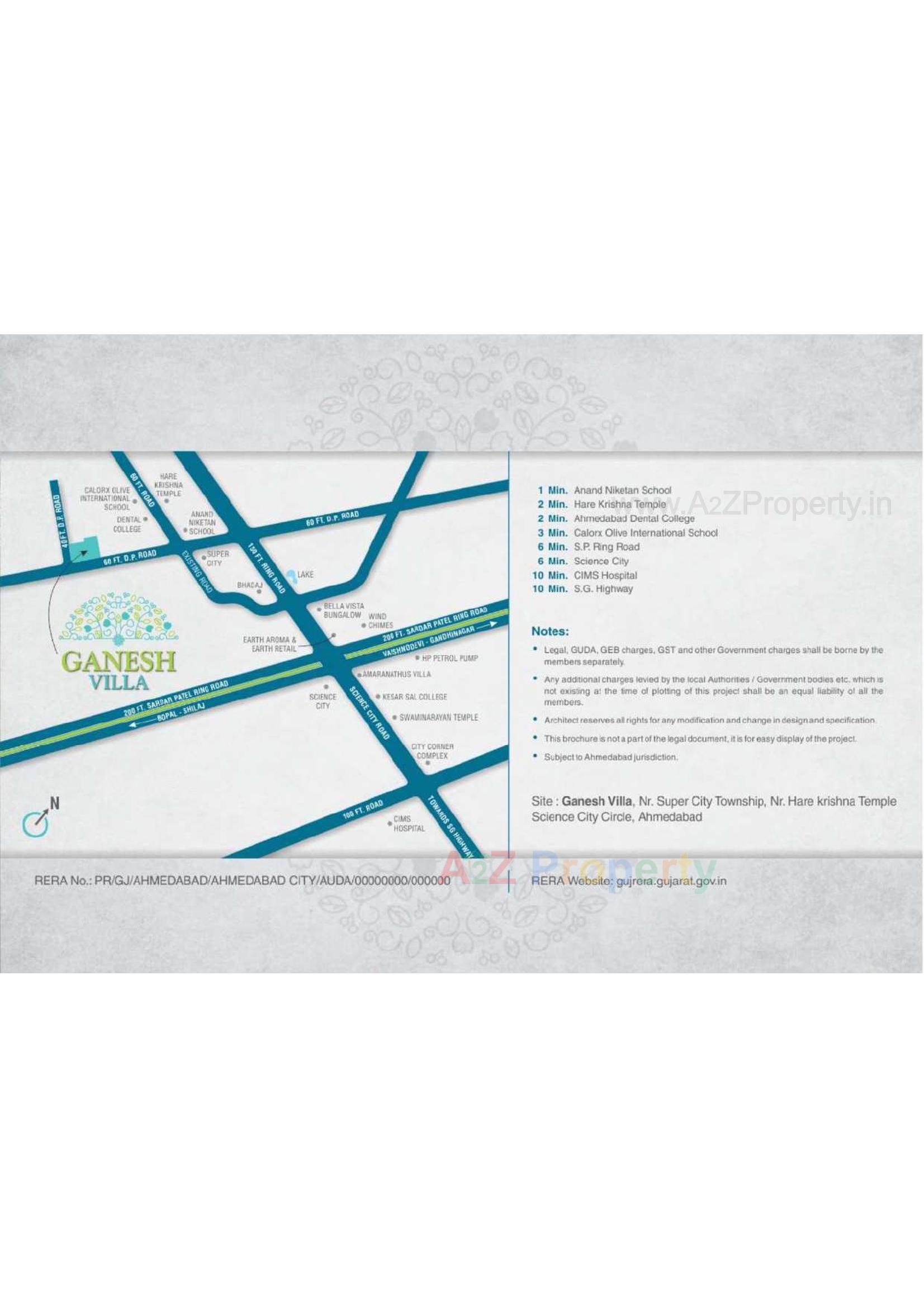  of real estate project Ganesh Villa located at Gandhinagar, Gandhinagar, Gujarat