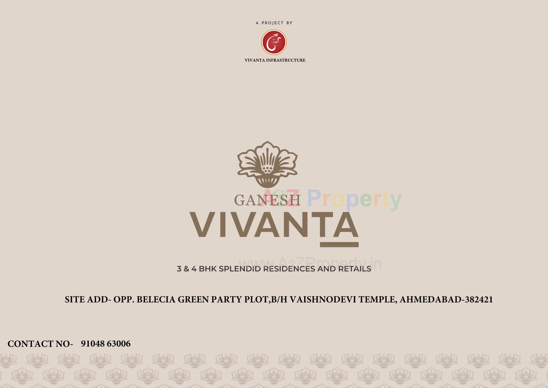  of real estate project Ganesh Vivanta located at Khoraj, Gandhinagar, Gujarat