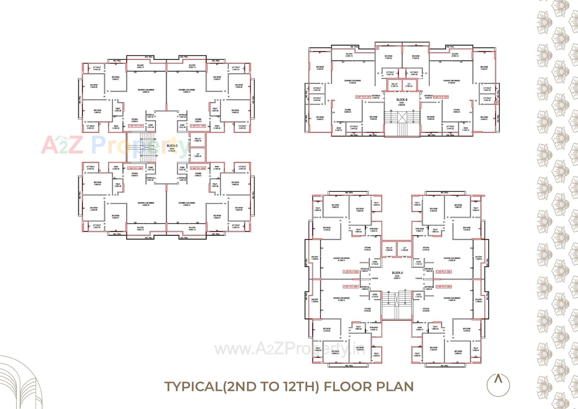 Layout of real estate project Ganesh Vivanta located at Khoraj, Gandhinagar, Gujarat