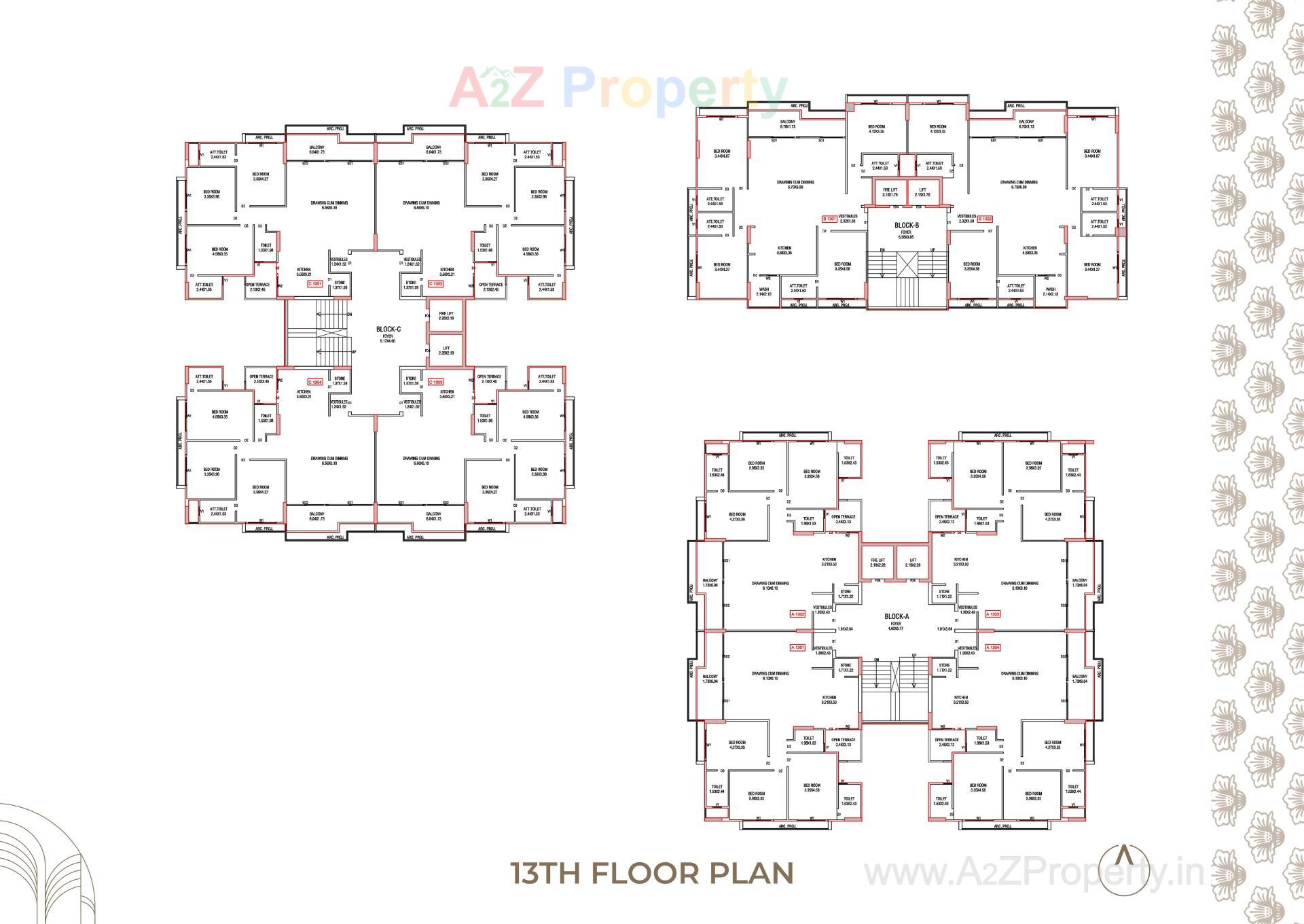 Layout of real estate project Ganesh Vivanta located at Khoraj, Gandhinagar, Gujarat
