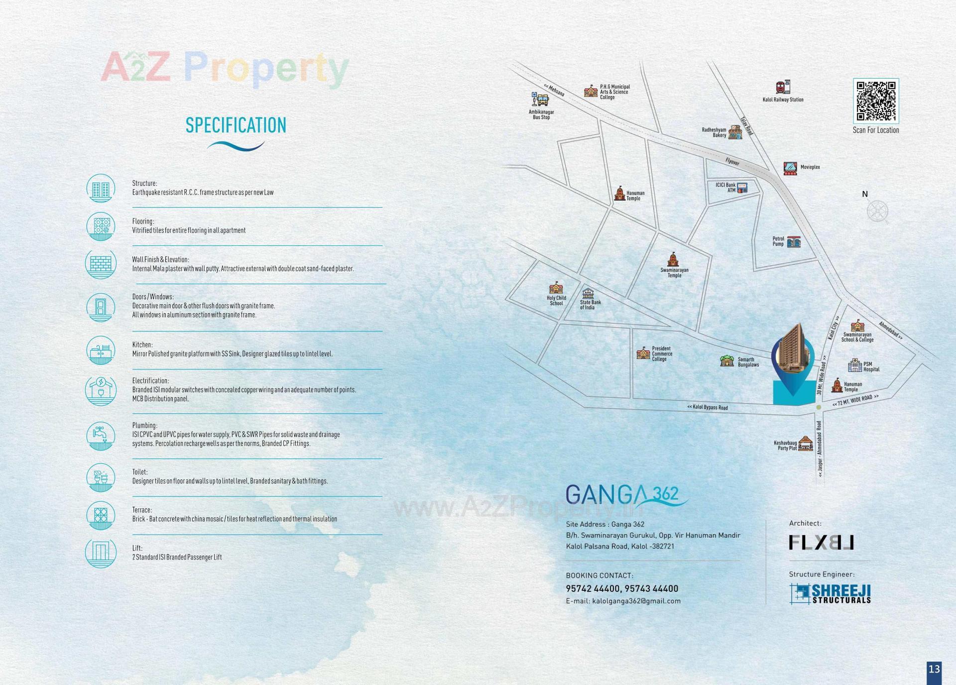  of real estate project Ganga located at Saij, Gandhinagar, Gujarat