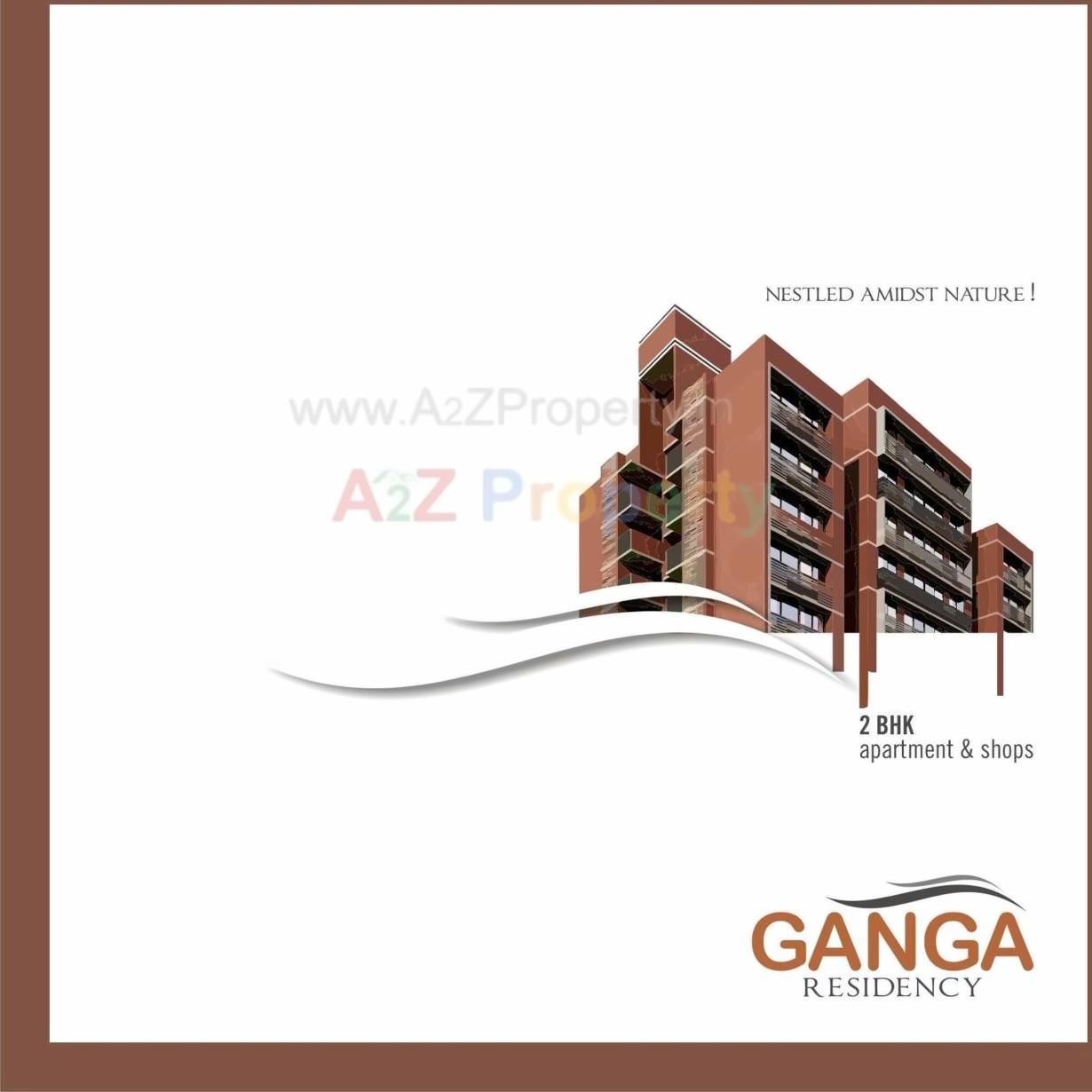  of real estate project Ganga Residency located at Zundal, Gandhinagar, Gujarat